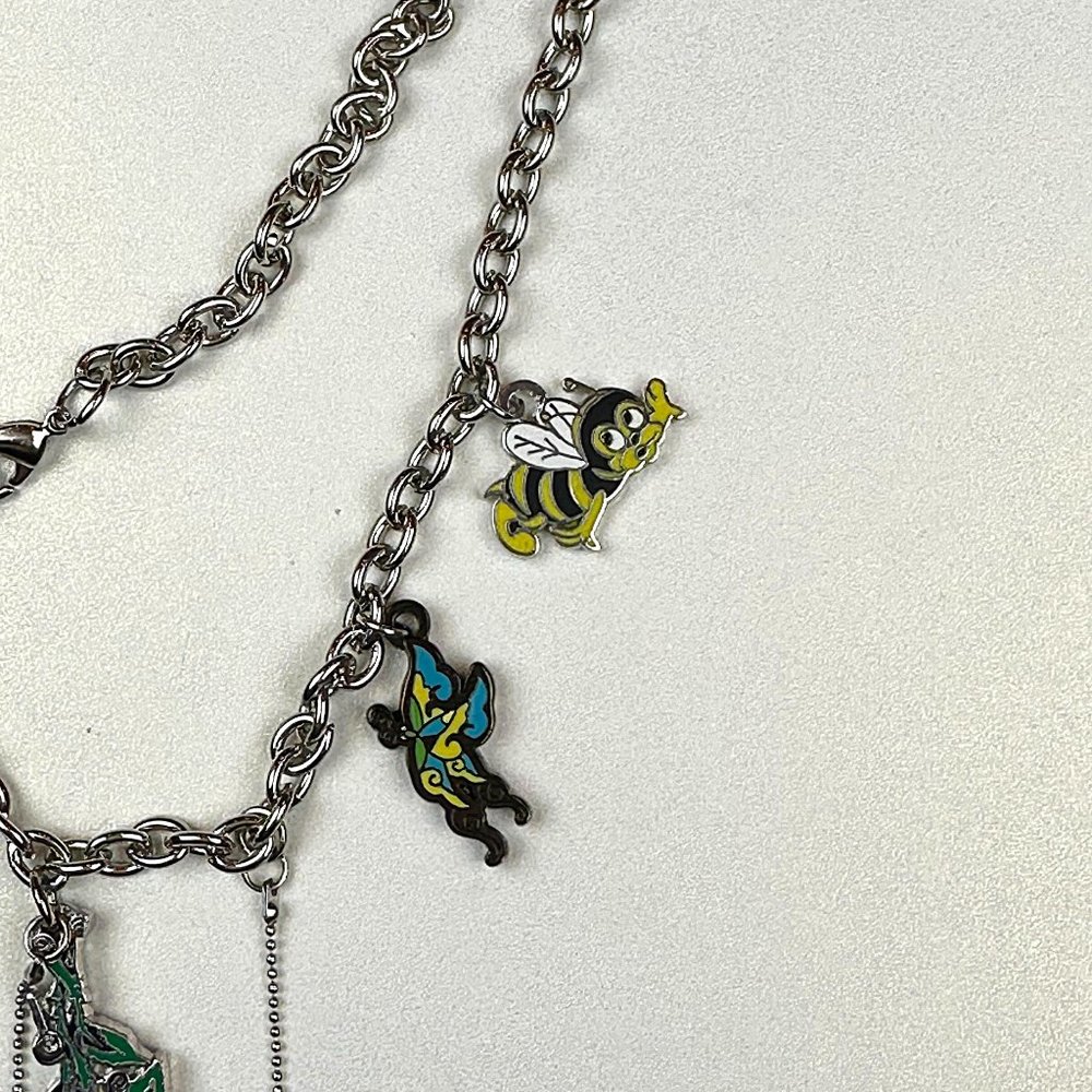 ED HARDY by Christian Audigier / VINTAGE Necklace / Triple Rose Drop Necklace - Picture 6 of 10